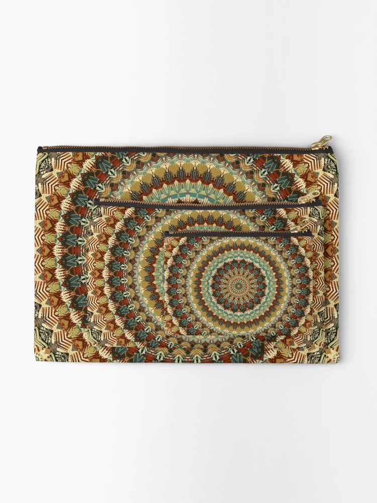 Thumbnail 2 of 4, Zipper Pouch, Mandala 209 designed and sold by Mandala Of Life.