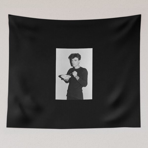 Item preview, David Byrne eating cereal  designed and sold by Sharlenehompson.
