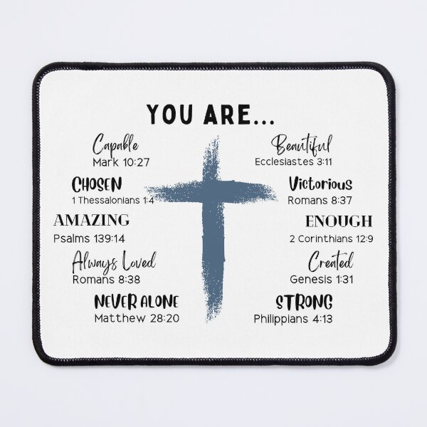 Item preview, You Are Scripture (blue) designed and sold by Wordsofjoy.