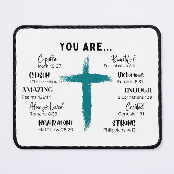 Item preview, You Are Scripture (teal) designed and sold by Wordsofjoy.
