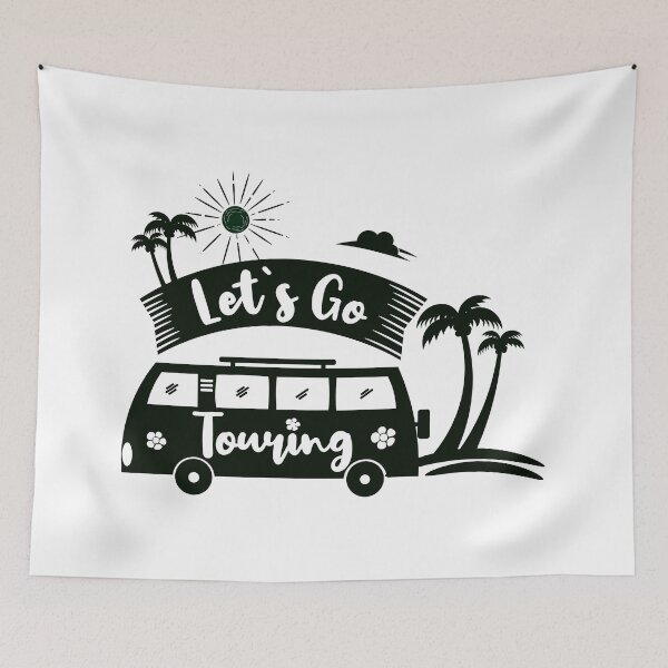 Item preview, Quote Let's Go Touring designed and sold by Milkygmail.