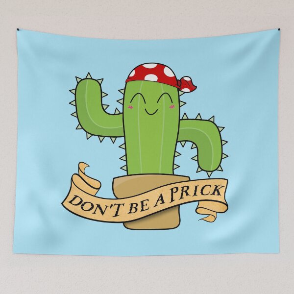 Item preview, Don't Be a Prick Pirate Cactus: Sailing Against Negative Tides designed and sold by ShutterStudios.