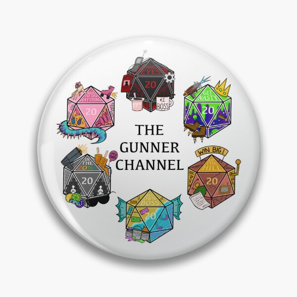 Item preview, Gunner Channel Dice Set designed and sold by citrinecreates.