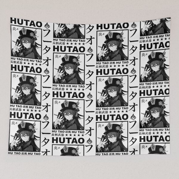 Item preview, Copy of Hu Tao Genshin Impact (black version) designed and sold by LokittyLevi.
