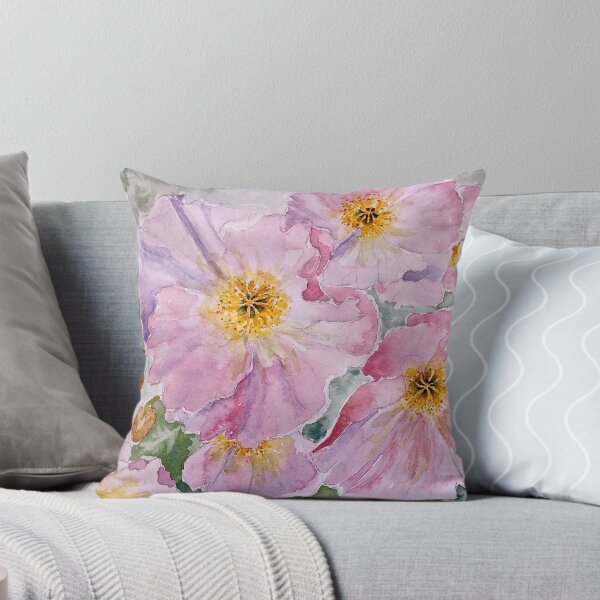 Item preview, Delicate pink poppies designed and sold by IneseEdwardsArt.