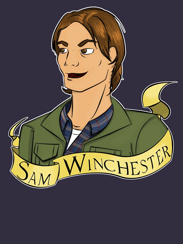 sam winchester purple dog shirt