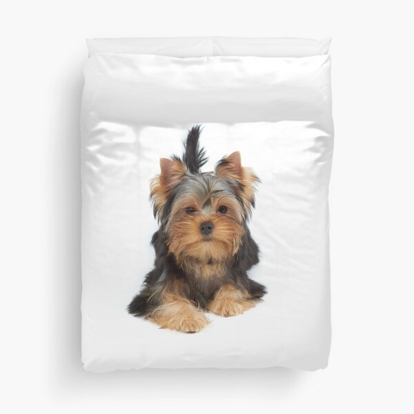 yorkie duvet cover