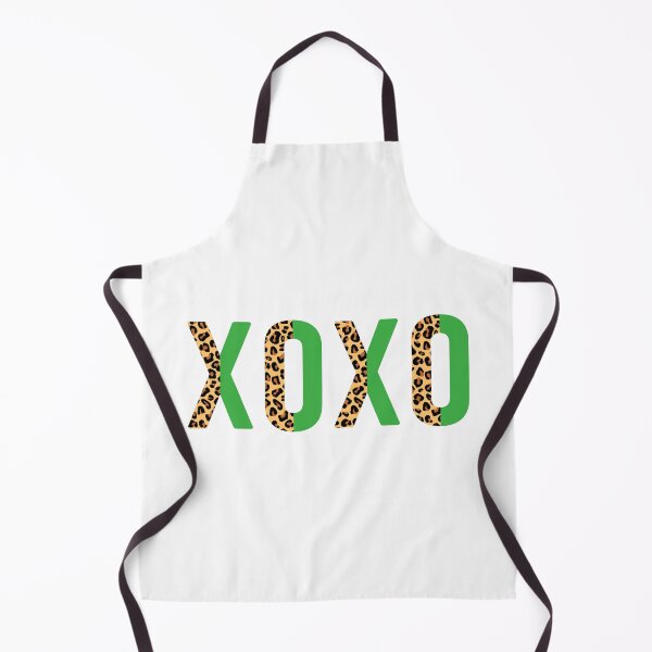 Item preview, Green Leopard XOXO, Hugs and Kisses, Love Letters, Gift for Valentine designed and sold by patterniastudio.