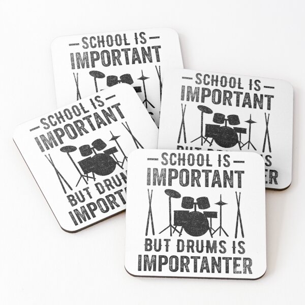 Item preview, School Is Important But Drums Is Importanter Funny Drumming designed and sold by dbreeze10.