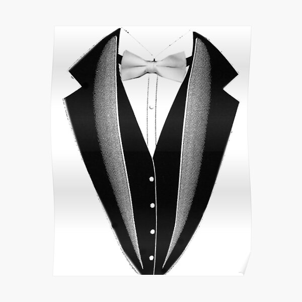 Tuxedo Suit Cartoon Posters Redbubble