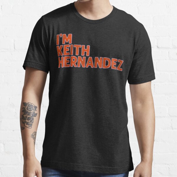  Keith Hernandez Shirt (Cotton, Small, Black) - Keith