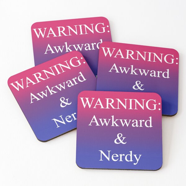 Item preview, Subtle bi pride warning designed and sold by DefiantDame.
