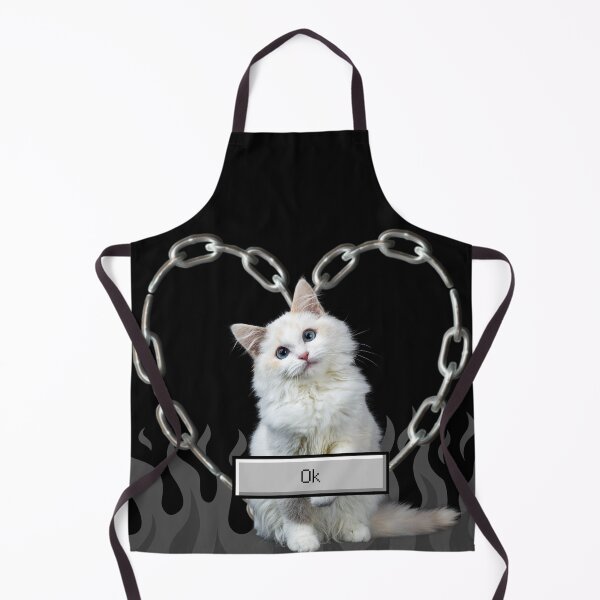 Item preview, Harajuku Kitten- Chain Heart Aesthetic designed and sold by Anxatzi.
