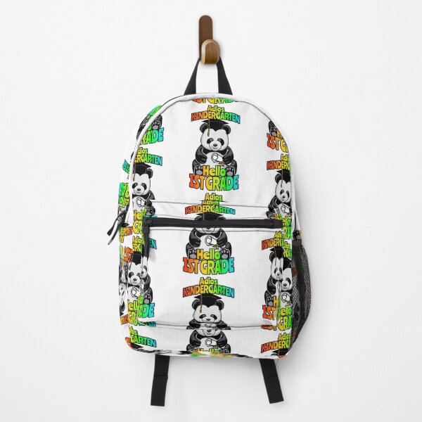 Item preview, Adios Kindergarten Hello 1st Grade Funny Happy Panda Bear designed and sold by GrandeDuc.