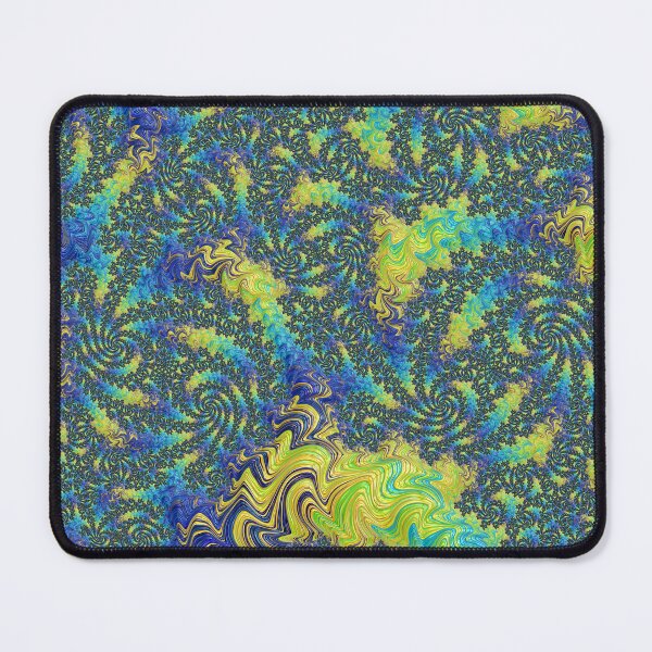 Item preview, Blue and Yellow Fractal designed and sold by Kaleiope Studio.