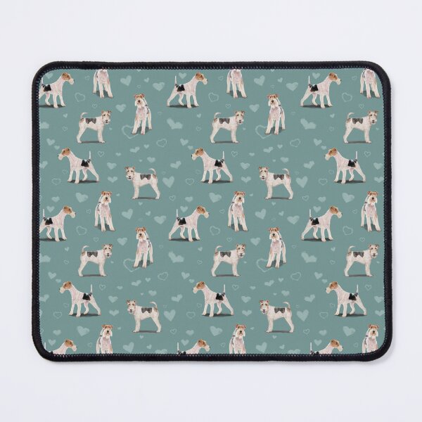 Item preview, The Fox Terrier (Teal) designed and sold by Elspeth Rose Design.