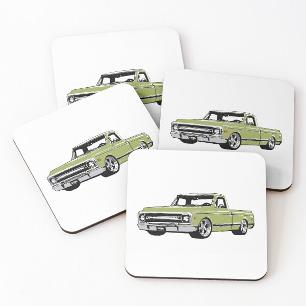 Item preview, Light Green 60s Lowered C Truck designed and sold by CoolRide.