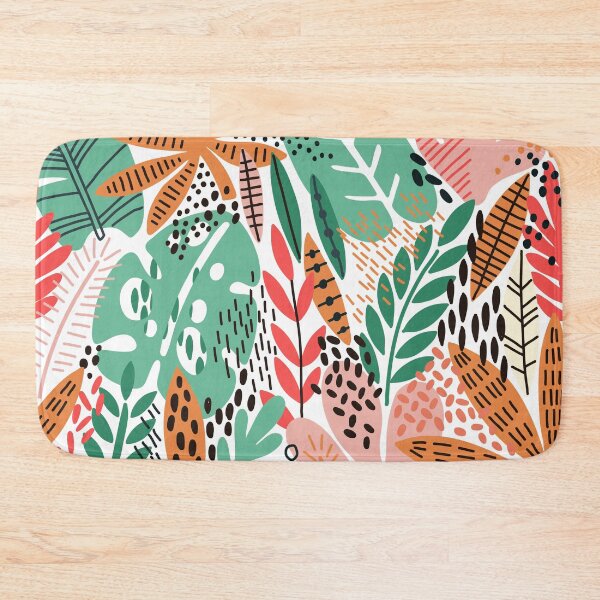 Item preview, Tropical Abstract Floral Jungle designed and sold by meggydesigns.