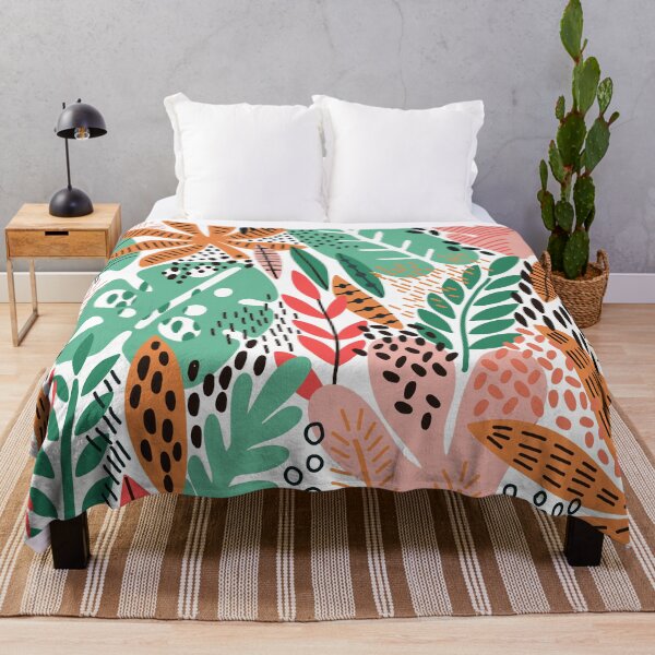 Item preview, Tropical Abstract Floral Jungle designed and sold by meggydesigns.
