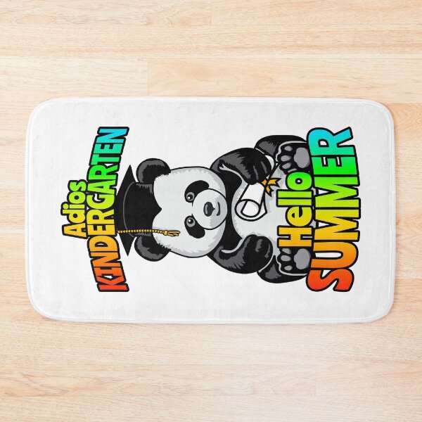 Item preview, Adios Kindergarten Hello Summer Funny Happy Panda Bear designed and sold by GrandeDuc.