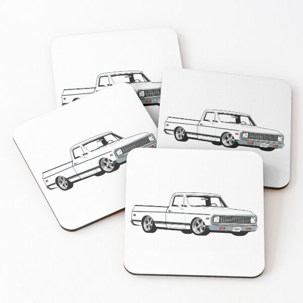 Item preview, White 60s Lowered C Truck designed and sold by CoolRide.