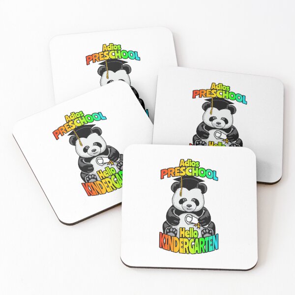 Item preview, Adios Preschool Hello Kindergarten Funny Happy Panda Bear designed and sold by GrandeDuc.