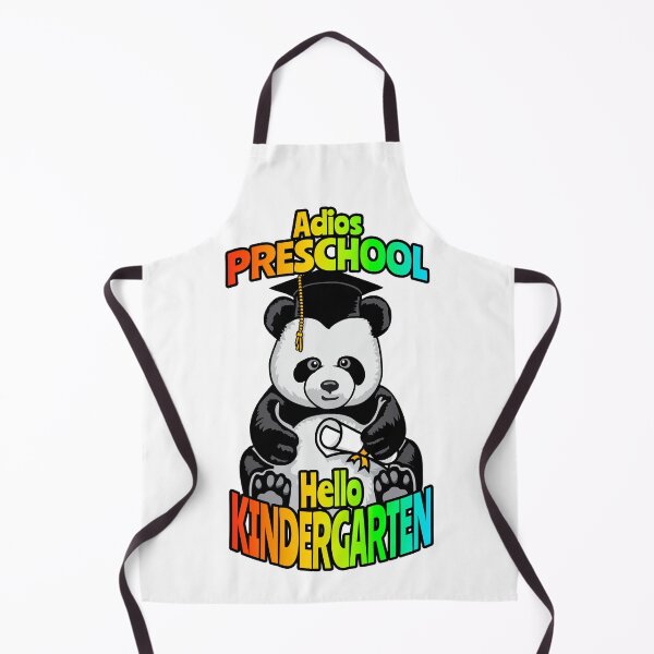 Item preview, Adios Preschool Hello Kindergarten Funny Happy Panda Bear designed and sold by GrandeDuc.