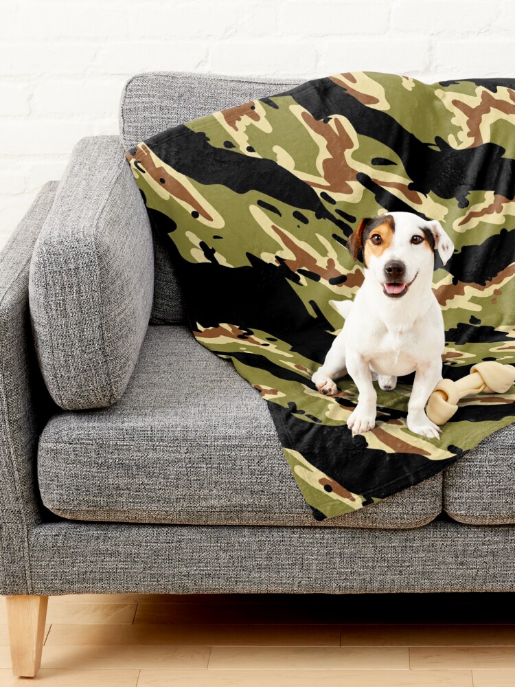 Camo dog online blanket