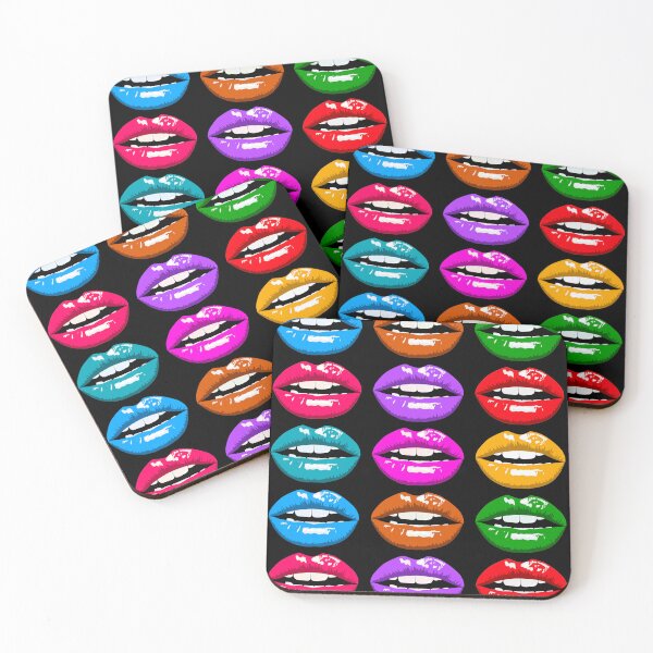 Item preview, Colorful Group Of Lips designed and sold by TrulyEpoque.