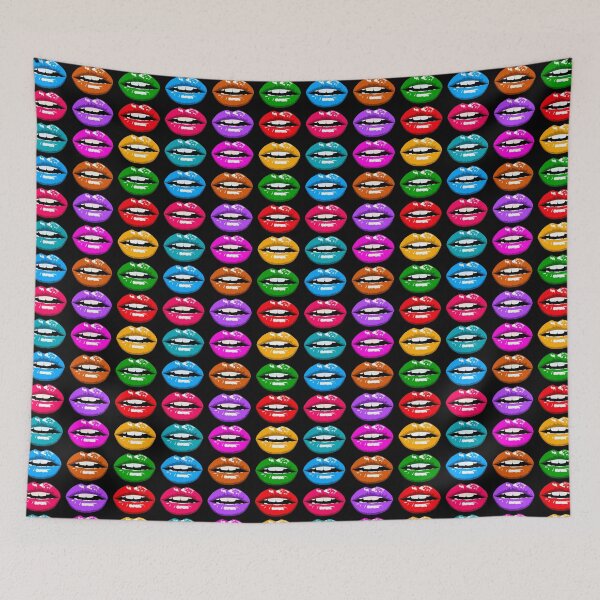 Item preview, Colorful Group Of Lips designed and sold by TrulyEpoque.