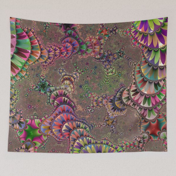 Item preview, Colorful Trippy Groovy Fractal Art designed and sold by Kaleiope Studio.