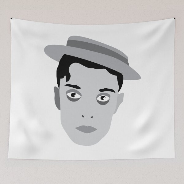 Item preview, Lover Gift Black White Buster Keaton Chaplin Awesome Photographic designed and sold by Yelvertanner395.