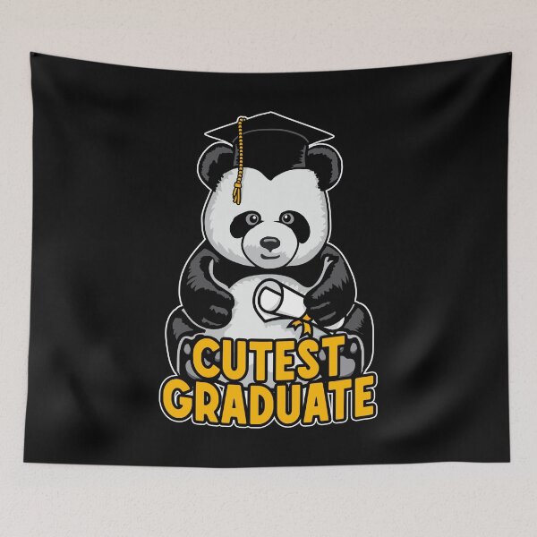 Item preview, Cutest Graduate Senior Graduation Funny Happy Panda Grad designed and sold by GrandeDuc.