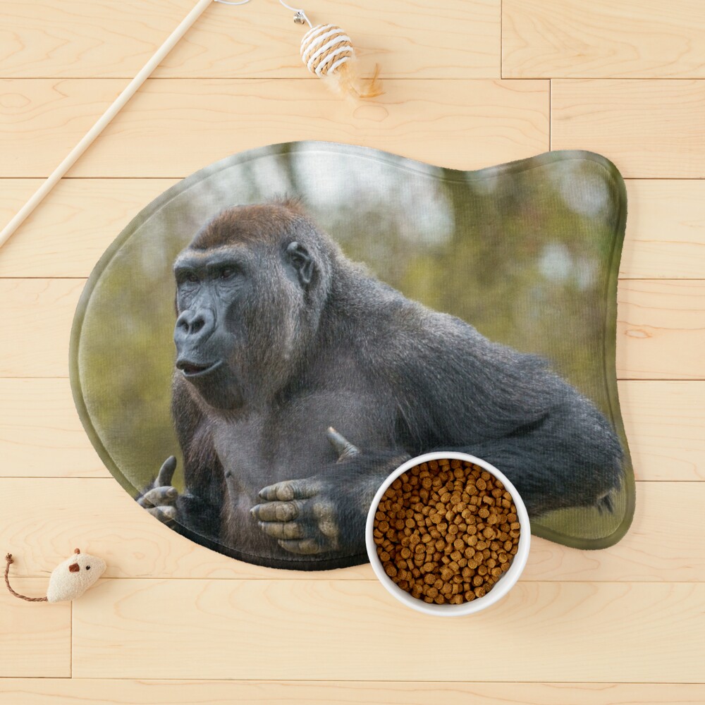 Gorilla Sitting Down Cutting Board by Passie