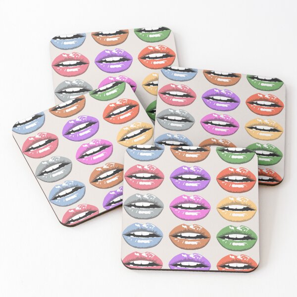 Item preview, Cute Muted Color Group Of Lips designed and sold by TrulyEpoque.