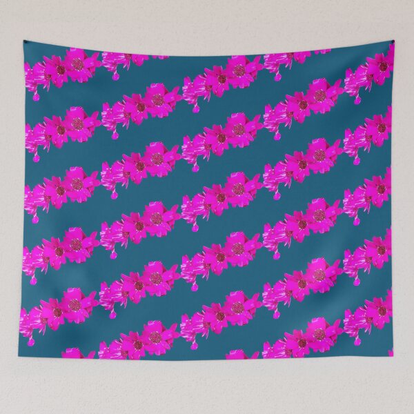 Item preview, Diagonal Pink Flowers  designed and sold by AmandaFaye99.