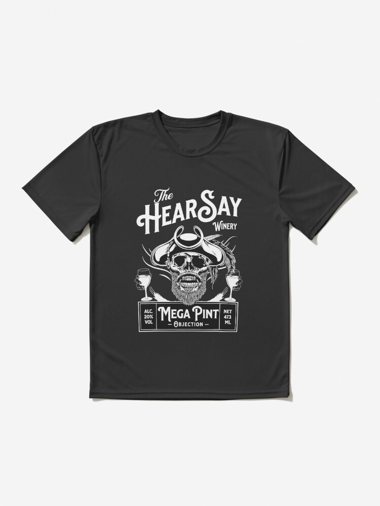 Camiseta deportiva «Objeción de bodega HearSay Mega Pint» de | Redbubble