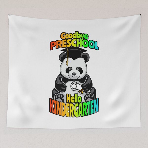 Item preview, Goodbye Preschool Hello Kindergarten Funny Happy Panda Bear designed and sold by GrandeDuc.