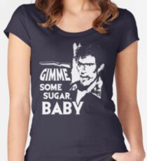 Evil Dead - Ash - Gimme Some Sugar, Baby Women's Fitted Scoop T-Shirt