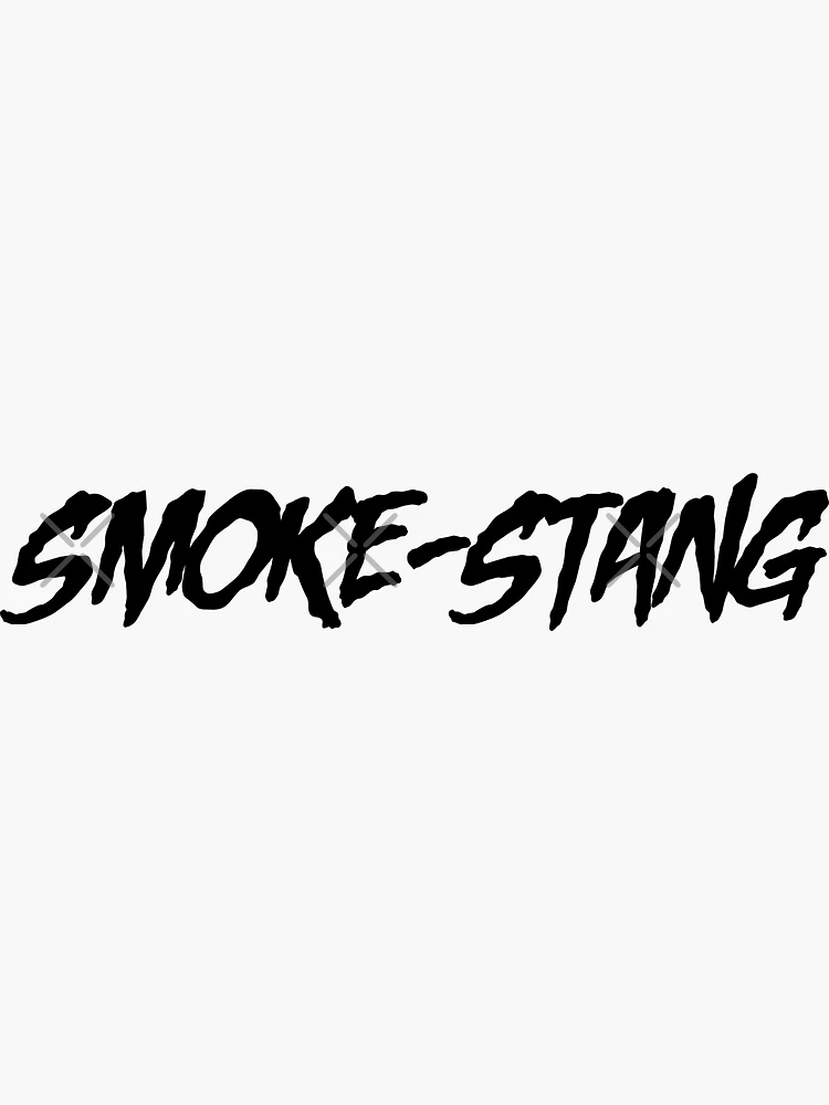 Westen Champlin Merch Smoke Stang Sticker for Sale by RommaniShop