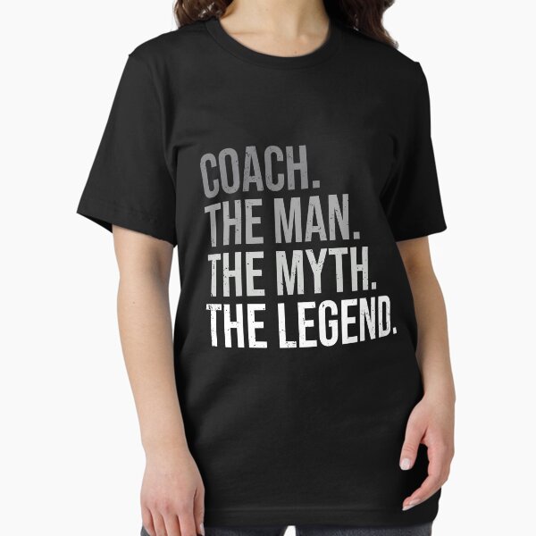 Vista previa del artículo con la obra «Entrenador El Hombre El Mito La Leyenda - El Mejor Entrenador», diseñado y vendido por ibarrbeat.
