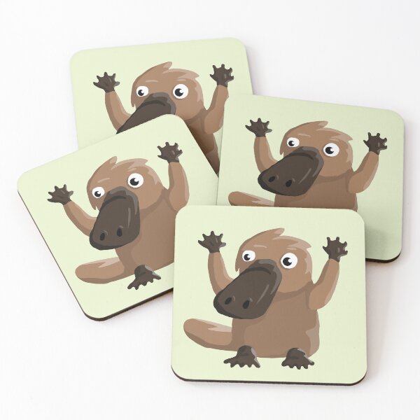 Item preview, Suprised Platypus designed and sold by BumbleBeeClub.