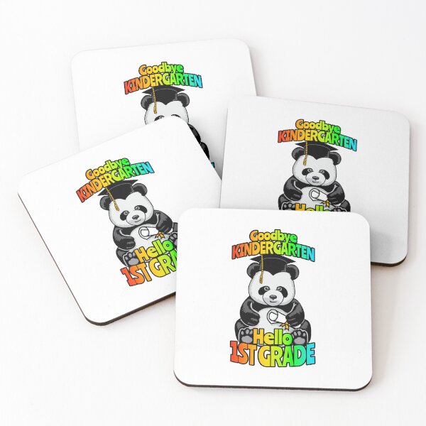 Item preview, Goodbye Kindergarten Hello 1st Grade Funny Happy Panda Bear designed and sold by GrandeDuc.