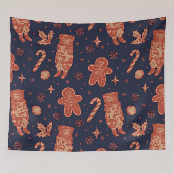 Item preview, Nutcracker Pattern | Ugly Holiday Sweaters Christmas Ugly Sweater | Pet Mat Bandana designed and sold by Any Color Designs.