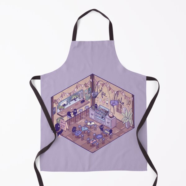 Item preview, Isometric coffee shop designed and sold by Liv Arnold.