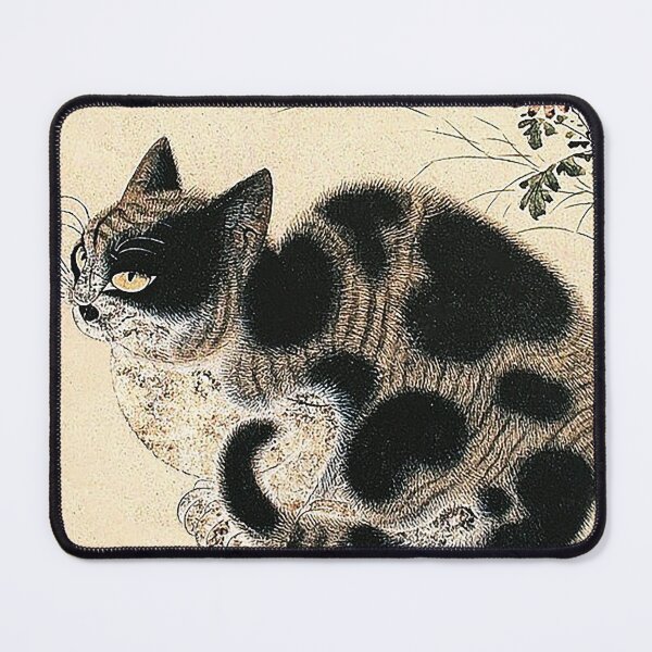 Item preview, Antique Japanese Woodblock Watercolor Cat Print designed and sold by Epitome Girl.