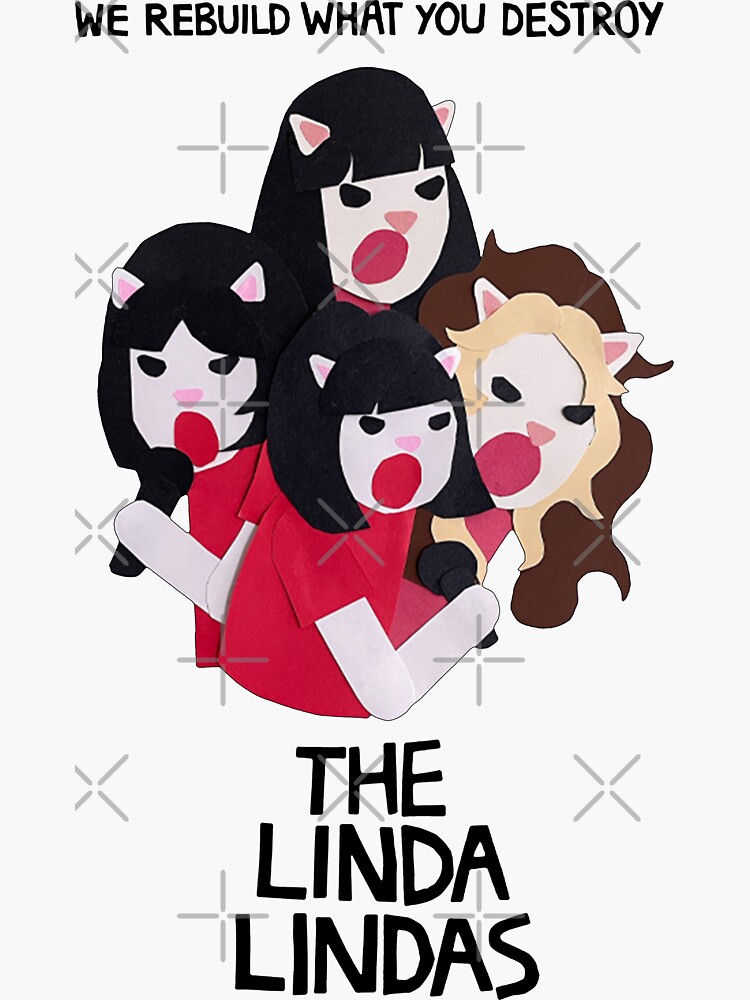 T-shirt De Groupe The Linda Lindas - We Rebuild What You Destroy - Doré - Taille XL