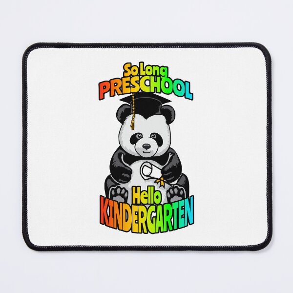 Item preview, So Long Preschool Hello Kindergarten Funny Happy Panda Bear designed and sold by GrandeDuc.
