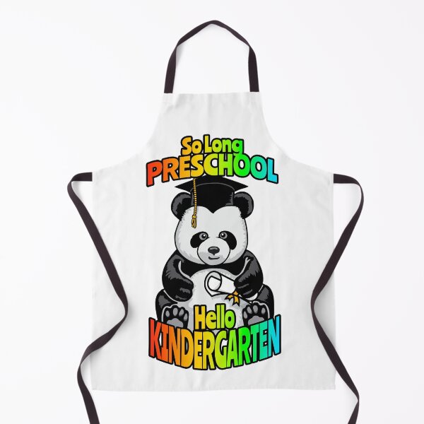 Item preview, So Long Preschool Hello Kindergarten Funny Happy Panda Bear designed and sold by GrandeDuc.