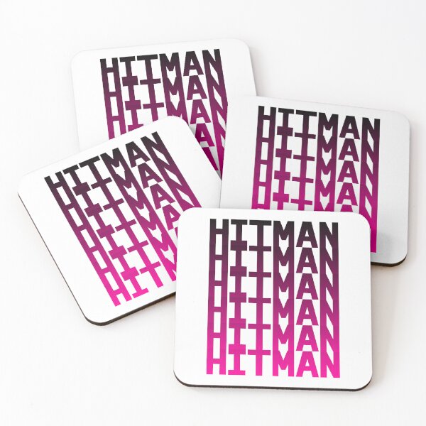 Item preview, HITMAN - BLACK to PINK (WHITE BG) designed and sold by MaidenofIron157.